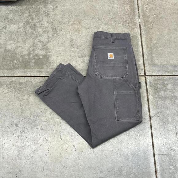Carhartt Other - vintage carhartt grey relaxed baggy fit cargo pants size 32 x 30